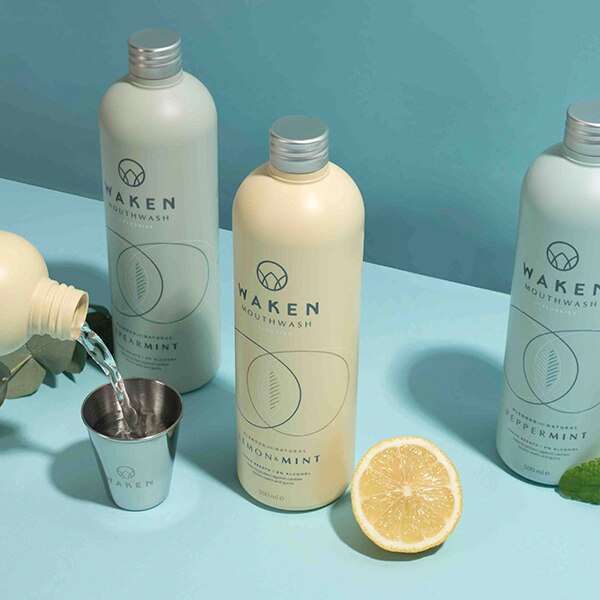 Waken Vegan Mouthwash Peppermint 500ml GOODS Superdrug