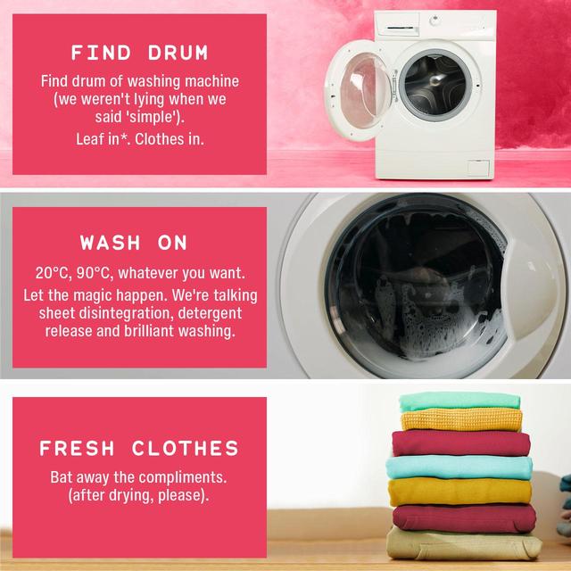 Wash with Leaf Non Bio Laundry Sheets 25 25 per pack GOODS M&S