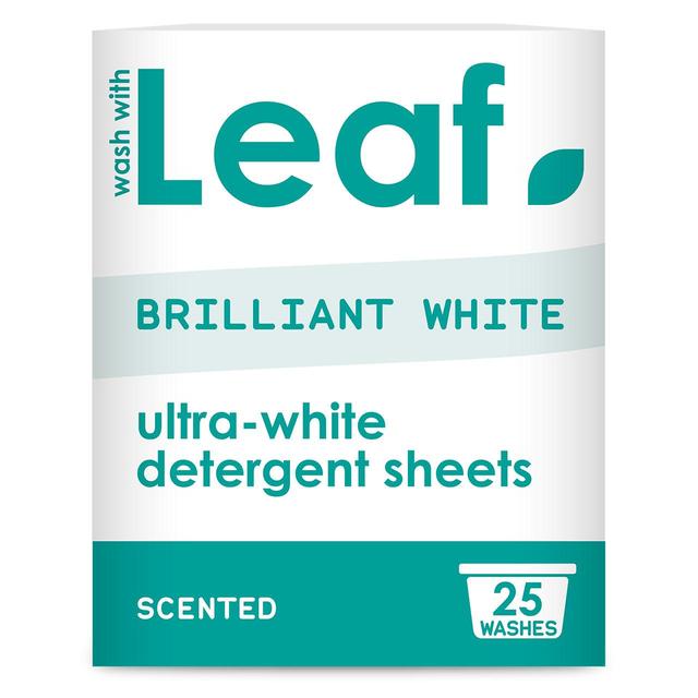 Wash with Leaf Brilliant White 25 Sheets 25 per pack GOODS M&S