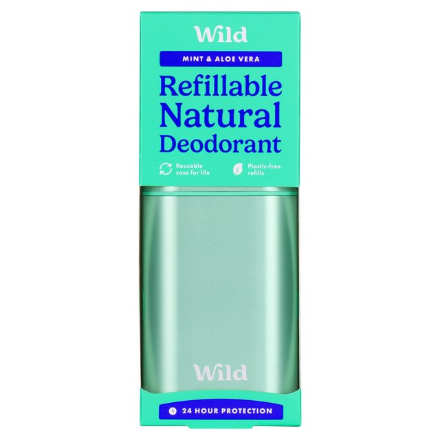 Wild Men's Aqua Case and Mint & Aloe Vera Deodorant 40g GOODS M&S