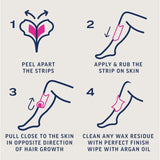 Veet Expert Wax Strips Legs Body Sensitive Hair Removal 40 per pack GOODS M&S