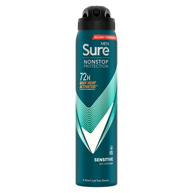 Sure Men 72hr Nonstop Protection Sensitive Antiperspirant Deodorant 250ml GOODS M&S