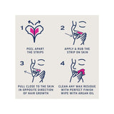 Veet Expert Wax Strips Face Sensitive Skin Hair Removal 20 per pack GOODS M&S