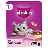 Whiskas 1+ Adult Dry Cat Food with Salmon 800g GOODS M&S