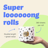 Who Gives A Crap Premium Bamboo Toilet Paper 8 per pack GOODS M&S