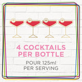 Tails Cocktails Raspberry Cosmopolitan Premixed Vodka Cocktail 500ml GOODS M&S