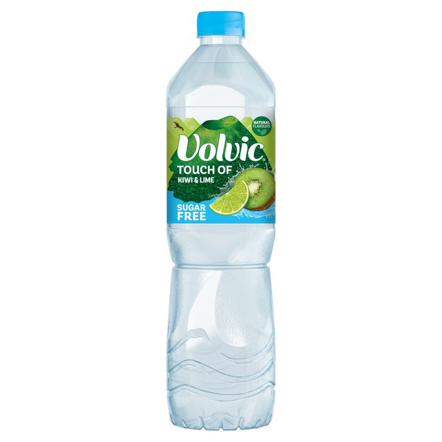 Volvic Touch of Fruit Sugar Free Kiwi & Lime Natural Flavoured Water 1.5L GOODS M&S
