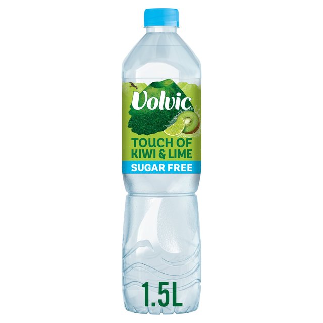 Volvic Touch of Fruit Sugar Free Kiwi & Lime Natural Flavoured Water 1.5L GOODS M&S