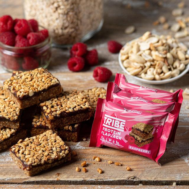 TRIBE Protein Flapjack - Raspberry 3 x 38g GOODS M&S