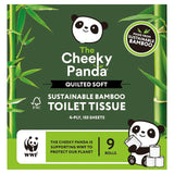 The Cheeky Panda Luxury Quilted Sustainable Bamboo Toilet Tissue 9 per pack GOODS M&S