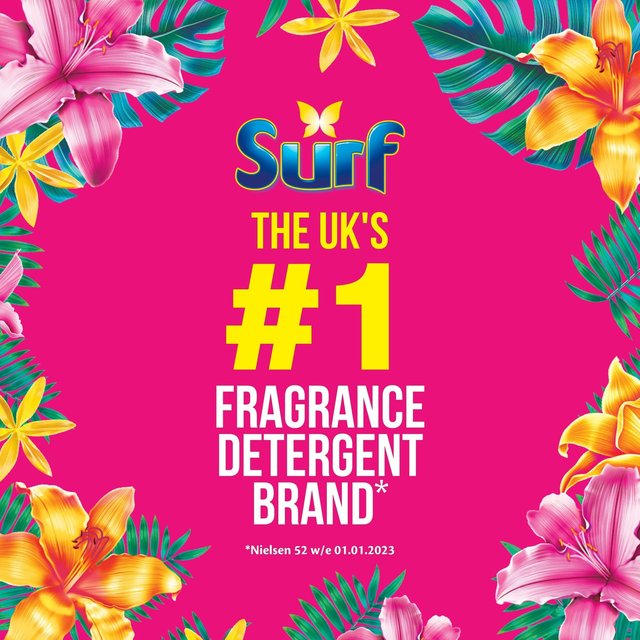 Surf Tropical Lily 3 in 1 Washing Liquid Capsules 18 Washes 18 per pack GOODS M&S