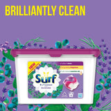 Surf Fresh Lavender 3 in 1 Washing Liquid Capsules 18 Wash 18 per pack GOODS M&S