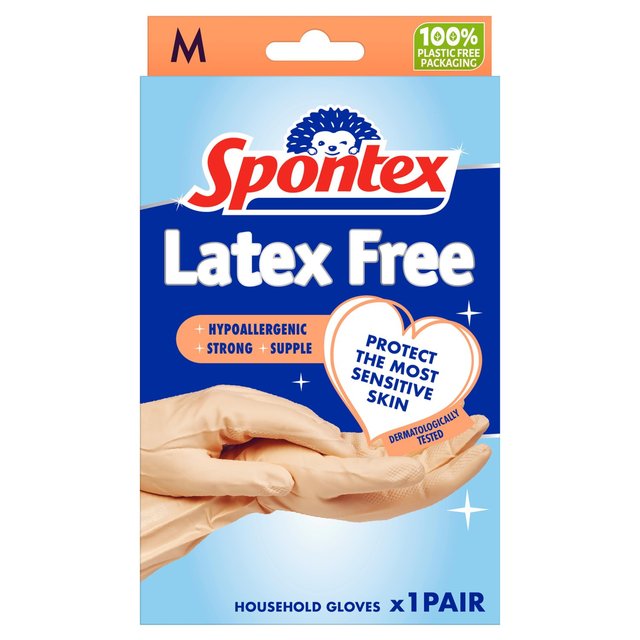 Spontex Latex Free Gloves Medium GOODS M&S