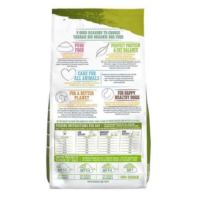 Yarrah Organic Grain-Free Vegetarian Dry Dog Food 2kg GOODS M&S