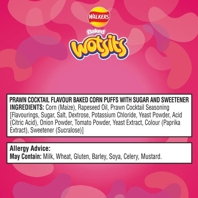 Walkers Wotsits Prawn Cocktail Multipack Snacks Crisps 6 per pack GOODS M&S