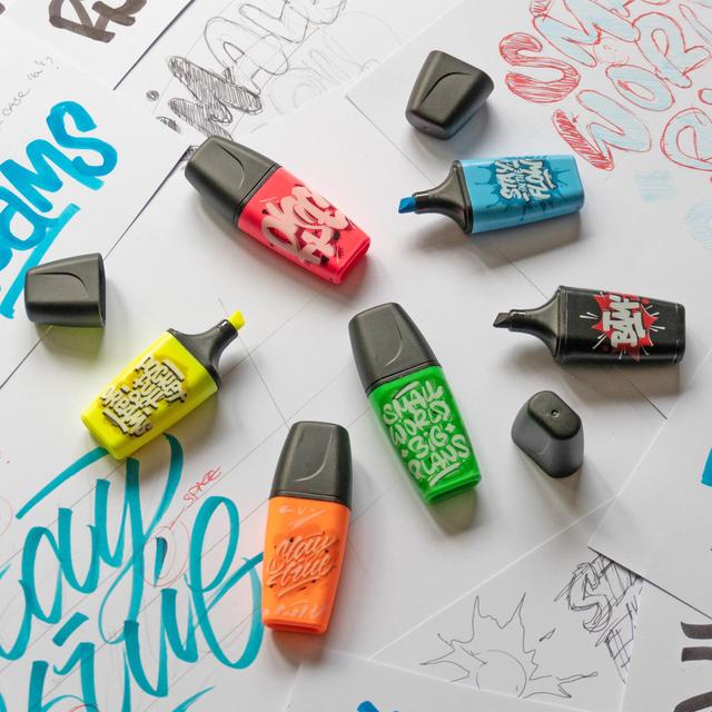 STABILO Boss Mini snooze one Highlighters Pack 5pcs   5 per pack GOODS M&S