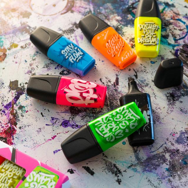 STABILO Boss Mini snooze one Highlighters Pack 5pcs   5 per pack GOODS M&S