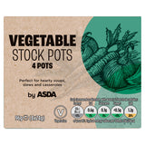 ASDA Vegetable Stock Pots 4 x 24g (96g) - McGrocer