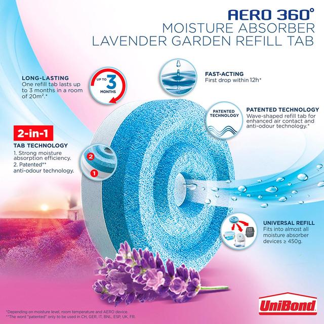 Unibond Aero 360 Lavender Refills 2 per pack GOODS M&S