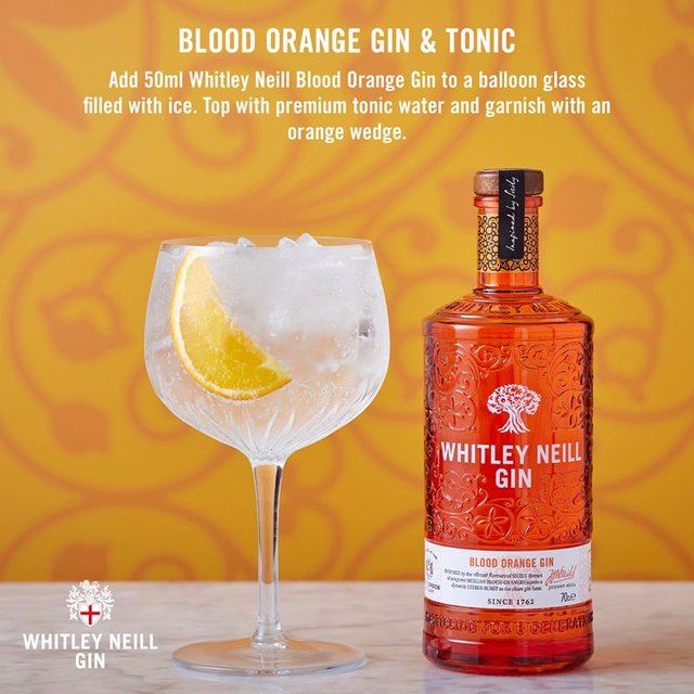 Whitley Neill Blood Orange Gin 70cl GOODS M&S