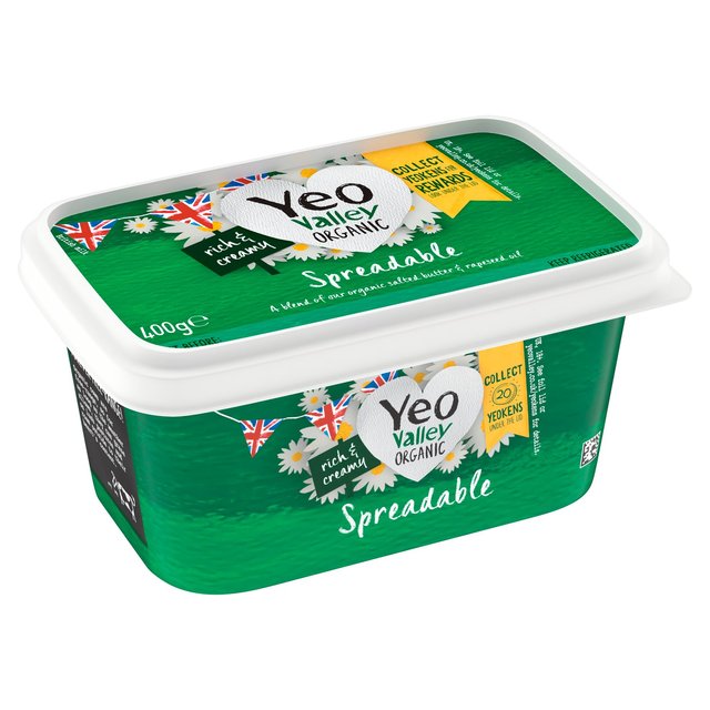 Yeo Valley Organic Spreadable Blend of Butter and Rapeseed Oil 400g GOODS M&S