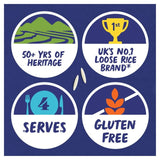 Tilda Boil in the Bag Brown Basmati Rice 4 x 62.5g GOODS M&S