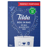 Tilda Boil in the Bag Pure Basmati Rice 4 x 62.5g GOODS M&S