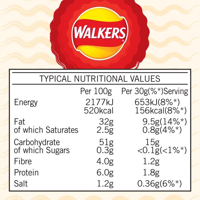 Walkers Crinkles Simply Salted Sharing Bag Crisps 140g GOODS M&S
