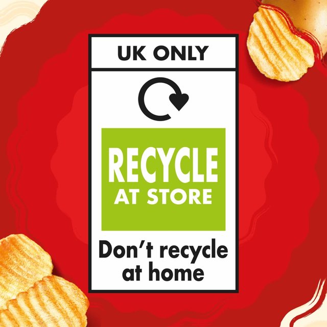 Walkers Crinkles Simply Salted Sharing Bag Crisps 140g GOODS M&S