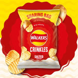 Walkers Crinkles Simply Salted Sharing Bag Crisps 140g GOODS M&S