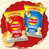 Walkers Crinkles Simply Salted Sharing Bag Crisps 140g GOODS M&S