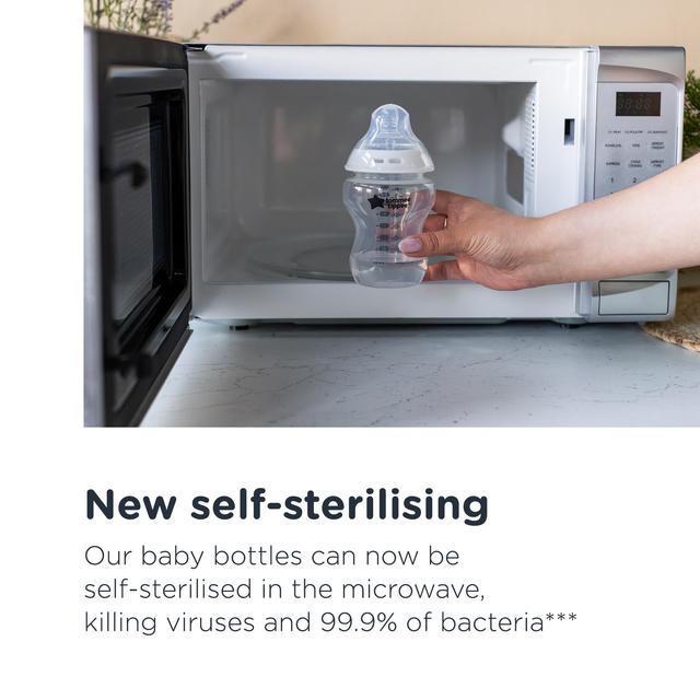 Tommee Tippee Closer To Nature Newborn Baby Bottle Starter Set Muted GOODS M&S