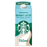 Starbucks Multiserve Skinny Latte No Added Sugar Iced Coffee 750ml GOODS M&S