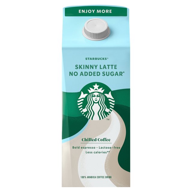 Starbucks Multiserve Skinny Latte No Added Sugar Iced Coffee 750ml GOODS M&S