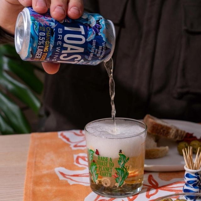 Toast Brewing Changing Tides 0.5% Lager   330ml GOODS M&S