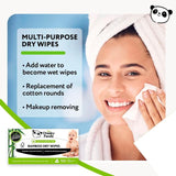 The Cheeky Panda Bamboo Baby Dry Wipes 100 per pack GOODS M&S