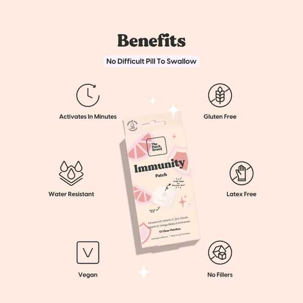 The Patch Brand Immunity Vitamin Patch, 15 patches GOODS Superdrug