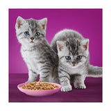 Whiskas Kitten 2-12mths Wet Cat Food Pouches Poultry Feasts in Jelly 40 x 85g GOODS M&S