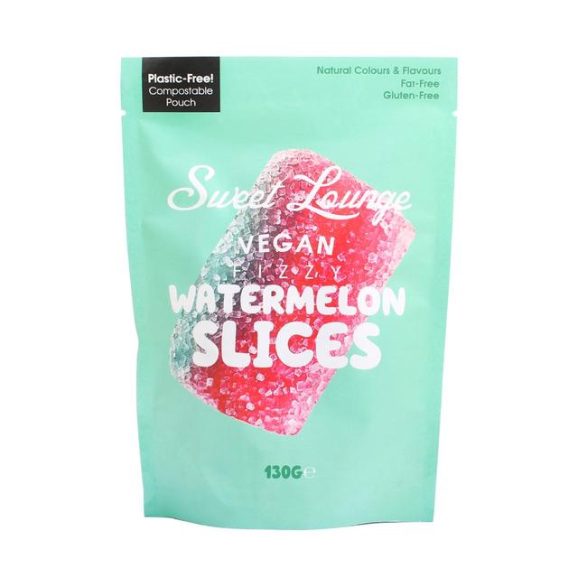 Sweet Lounge Vegan Fizzy Watermelon Slices 130g GOODS M&S