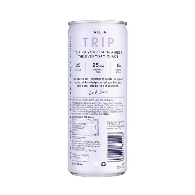 TRIP CBD Infused Raspberry Orange Blossom 250ml GOODS M&S