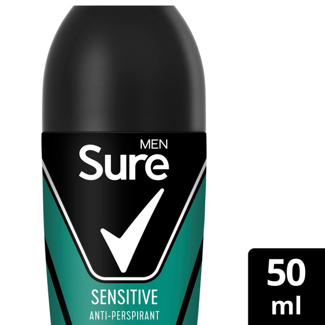Sure Men Antiperspirant Deodorant Roll On Sensitive 50ml GOODS M&S
