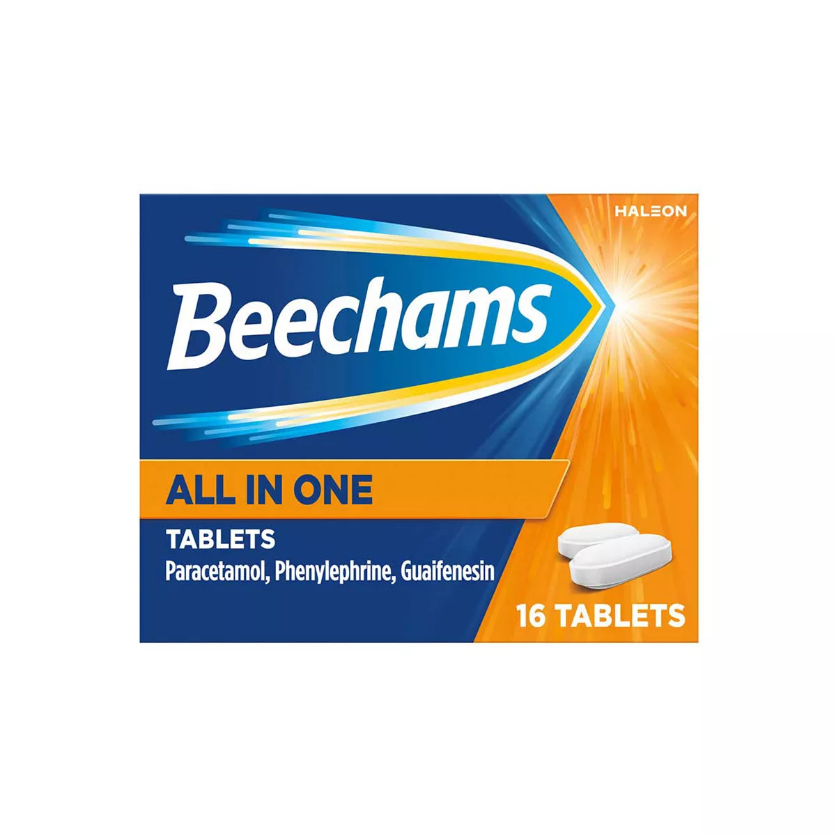 Beechams All in One Cold and Flu Tablets 16s - McGrocer