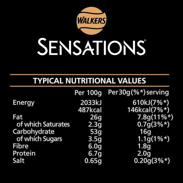 Walkers Sensations Mature Cheddar Cheese & Chilli Crisps 150g GOODS M&S