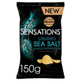 Walkers Sensations Crushed Salt & Black Peppercorn Sharing Crisps 150g GOODS M&S