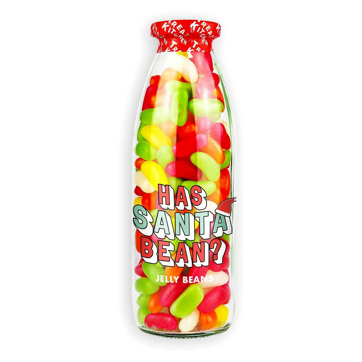 Treat Kitchen - Has Santa Bean - Jelly Bean Sweet Bottle GOODS Boots