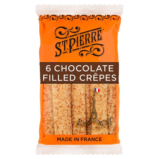 St Pierre Chocolate Filled Crepes 6 x 32g GOODS M&S