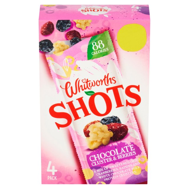 Whitworths Berry & Cluster Shots 4 per pack GOODS M&S
