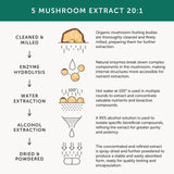 Together Health Organic Mushroom 5 Complex 60 per pack GOODS M&S