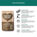 Together Health Organic Mushroom 5 Complex 60 per pack GOODS M&S