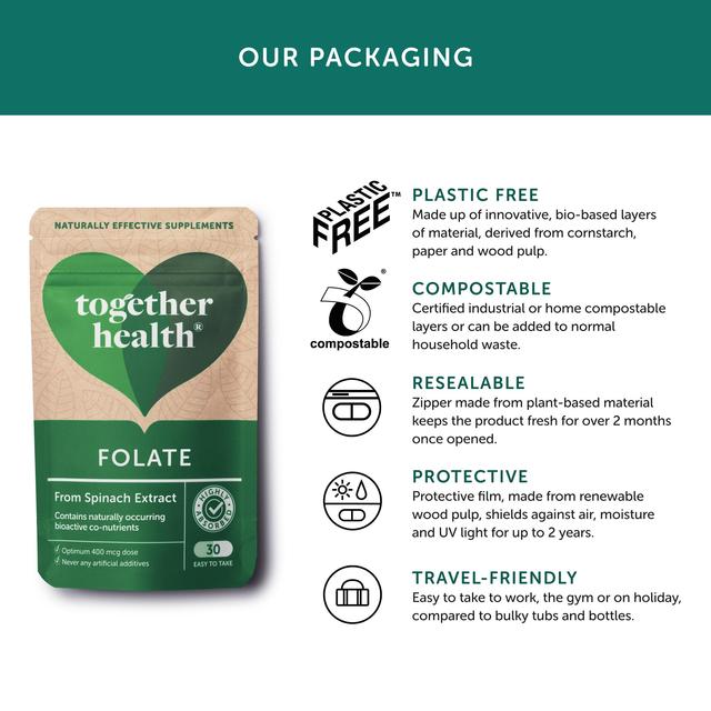 Together Health Natural Folate 30 per pack GOODS M&S